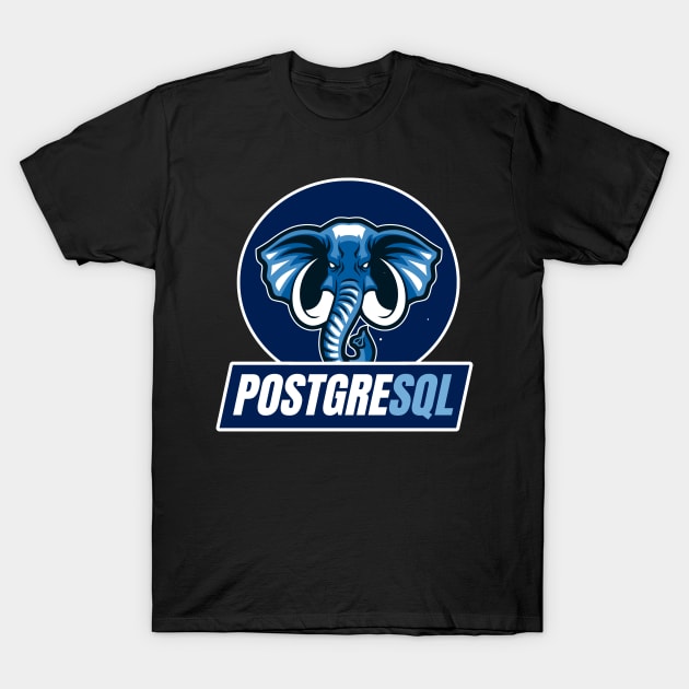 PostgreSQL Database T-Shirt by Cyber Club Tees